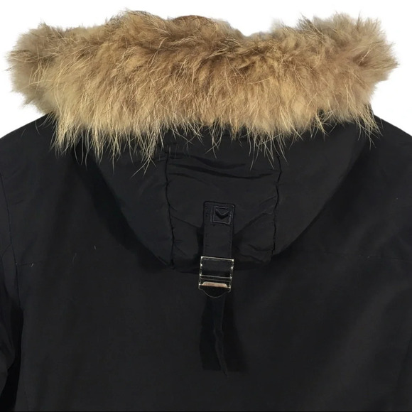C1 Women’s Michael Kors Fur Hood Down Parka Jacket M - Picture 7 of 7